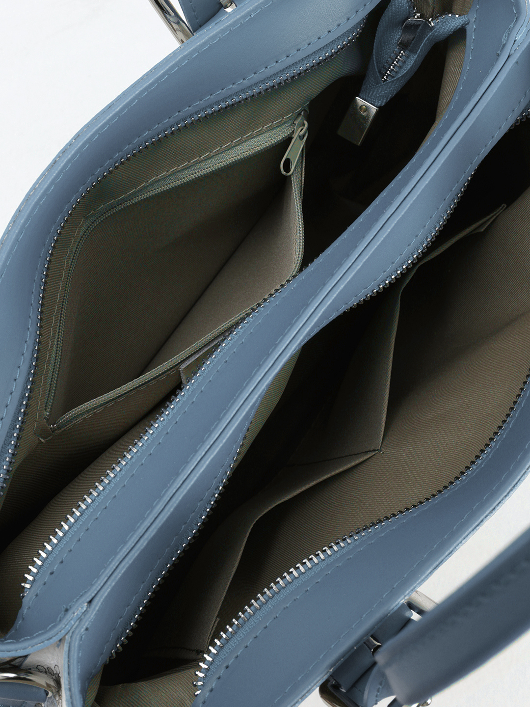 Сумка-тоут с принтом сине-голубых роз от Folle