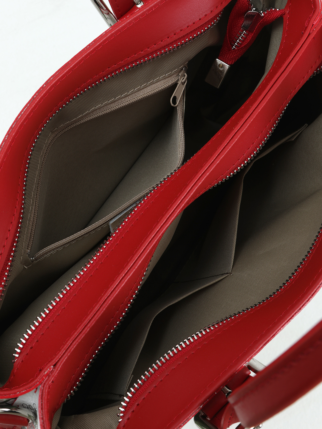 Сумка-тоут с цветочным принтом и ручками красного цвета от Folle