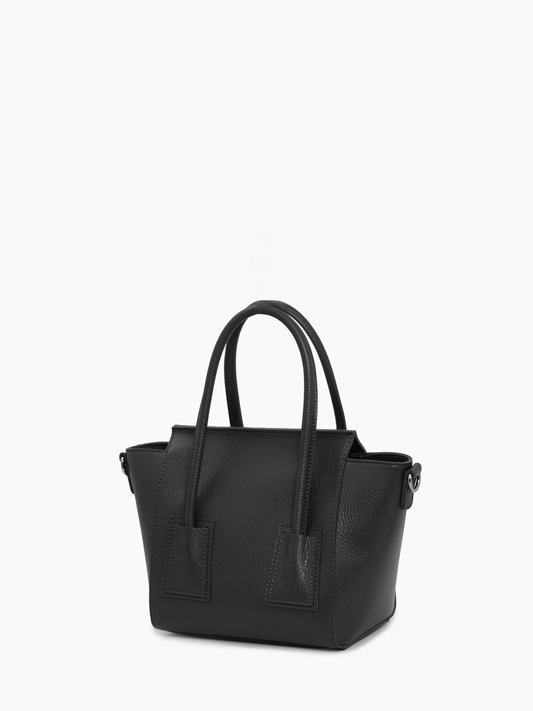 Чёрная сумка-тоут Lolly с тиснёным логотипом BE NICE