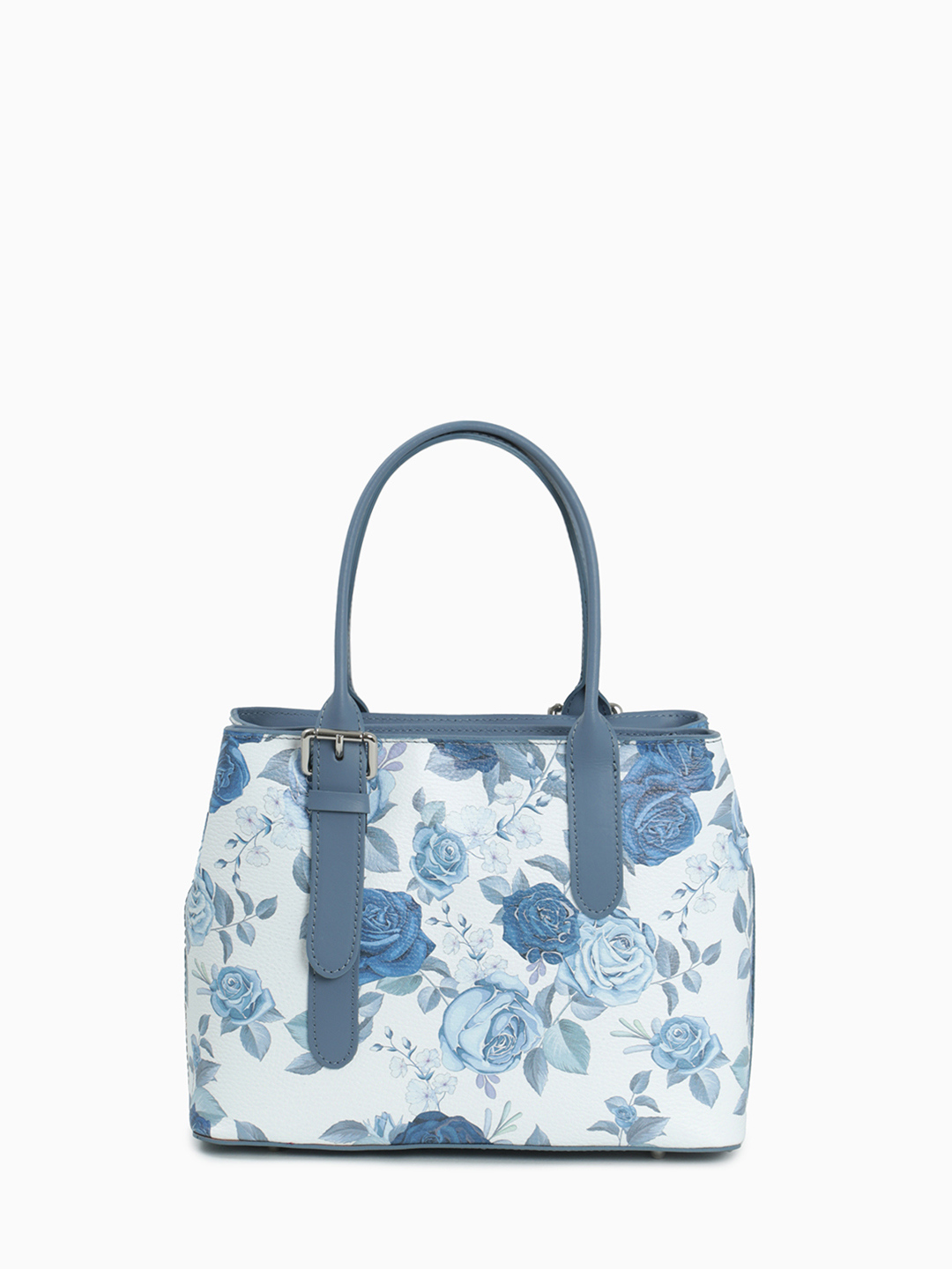 Сумка-тоут с принтом сине-голубых роз от Folle