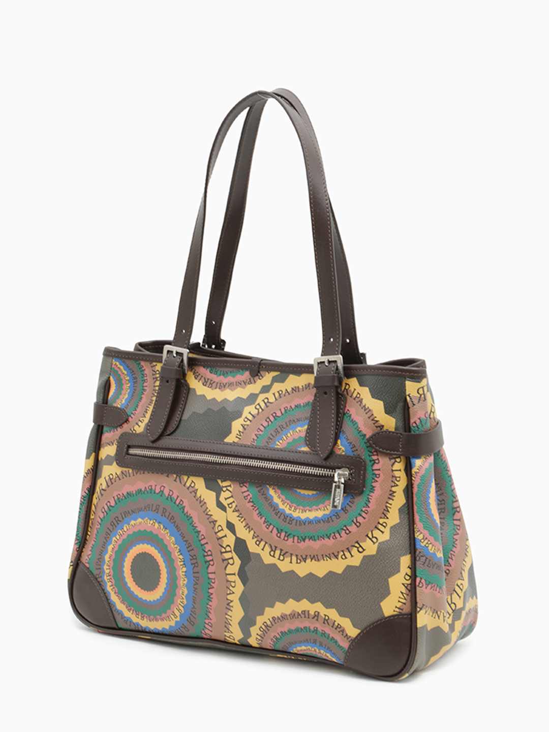 Классическая сумка с фирменным металлическим брелоком от RIPANI