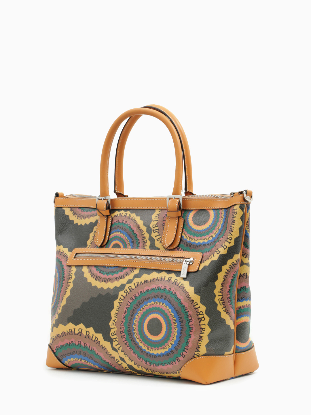 Сумка-тоут с брендированным принтом от RIPANI