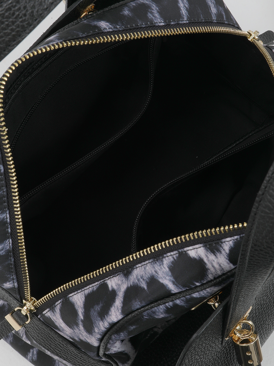 Сумка-трансформер с двойными ручками от KELLEN в чёрном цвете