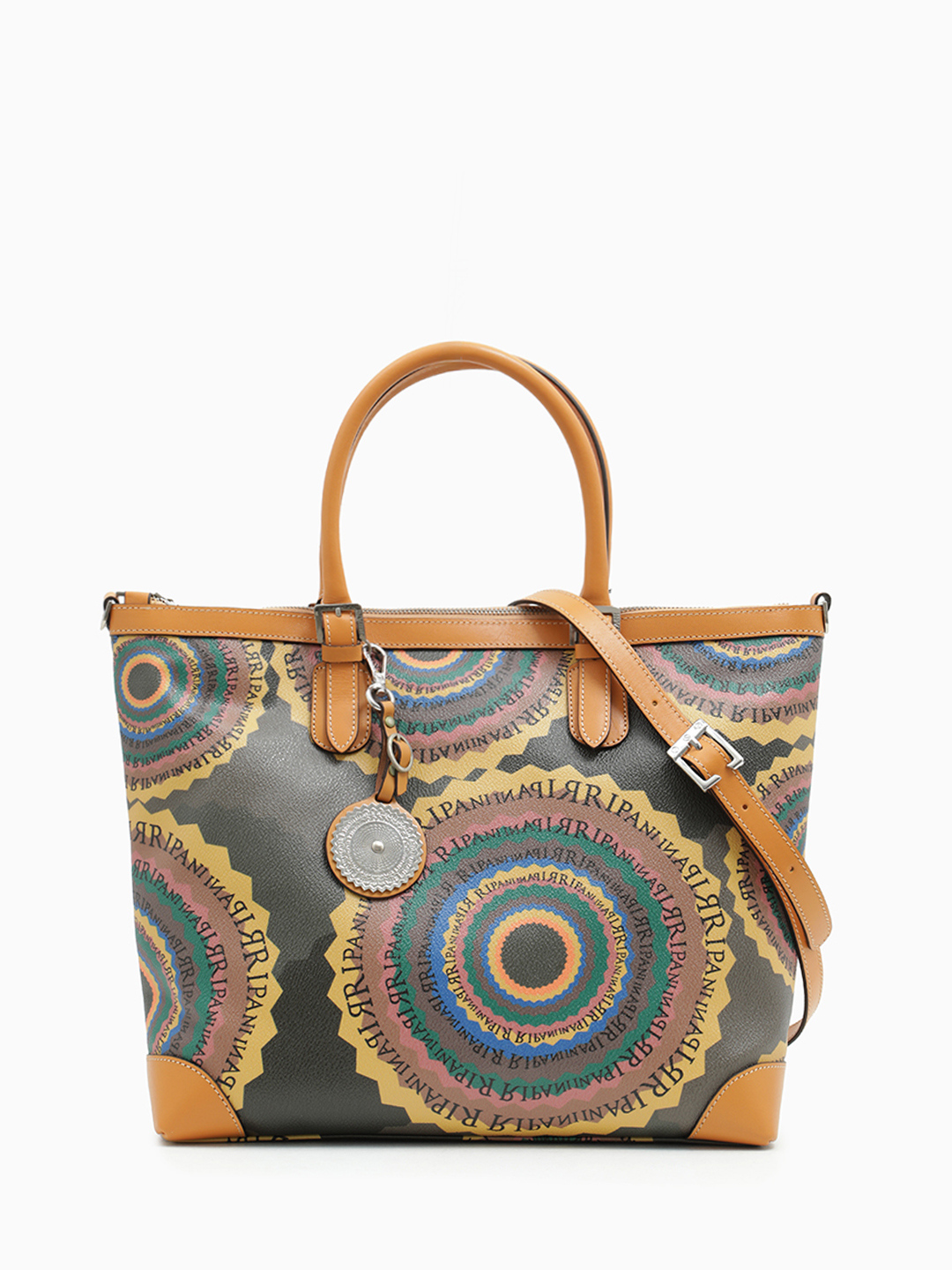 Сумка-тоут с брендированным принтом от RIPANI