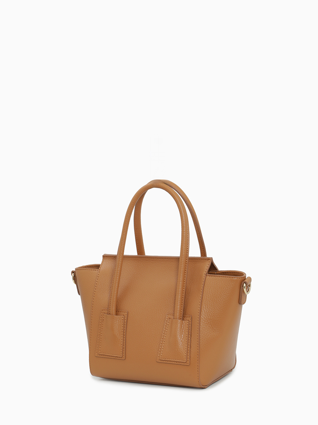 Рыжая сумка-тоут Lolly с тиснёным логотипом BE NICE