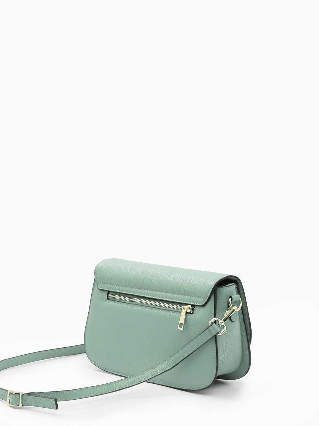 Небольшая кросс-боди "Aiko" с длинной ручкой от BE NICE зеленого оттенка granita