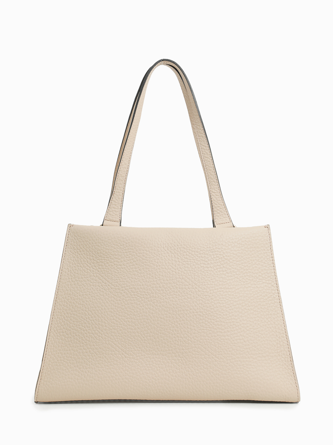 Сумка-тоут на плечо с длинными ручками от RIPANI в нюдовом цвете