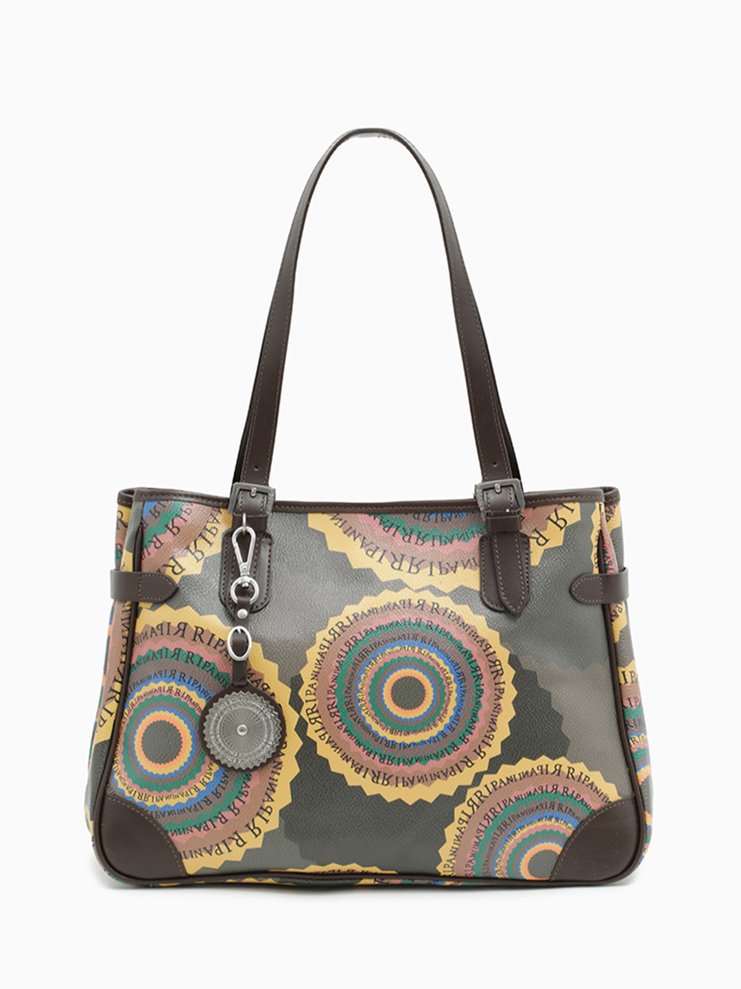 Классическая сумка с фирменным металлическим брелоком от RIPANI