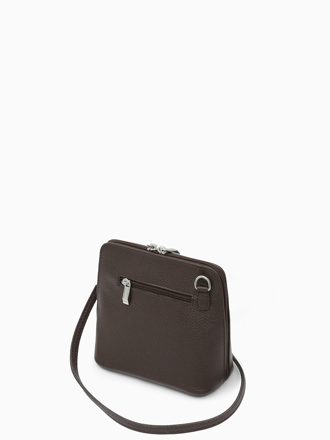 Коричневая кросс-боди в размере S от Renato Angi с фурнитурой-кошкой