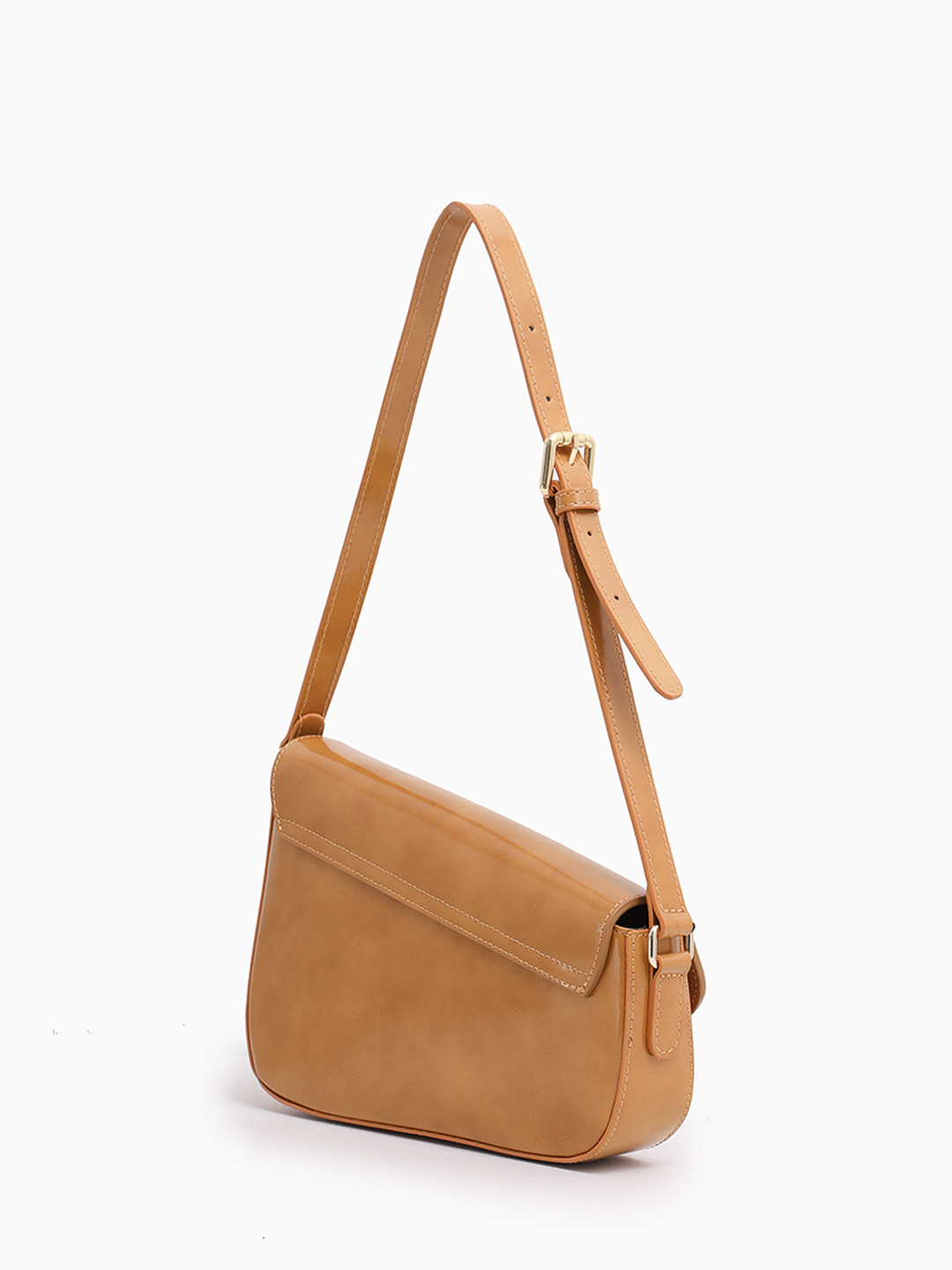 Скосый багет с именными буквами Gilda Tonelli в горчичном оттенке